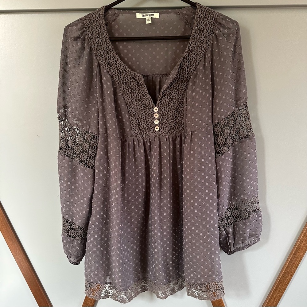 Daniel Rainn Sheer Blouse